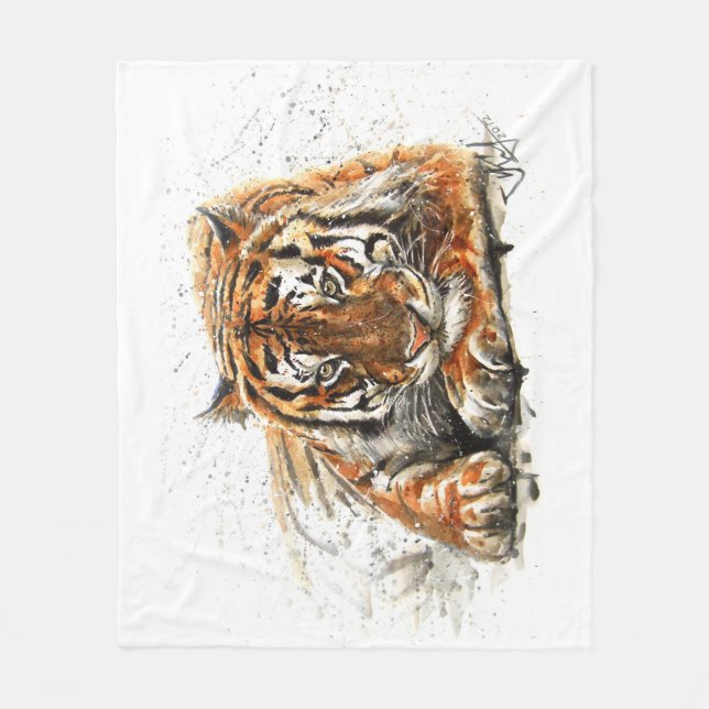 Tiger Fleecefilt (Framsidan)