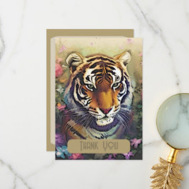 Tiger Flower - tack, ditt kort