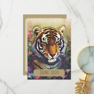 Tiger Flower - tack, ditt kort