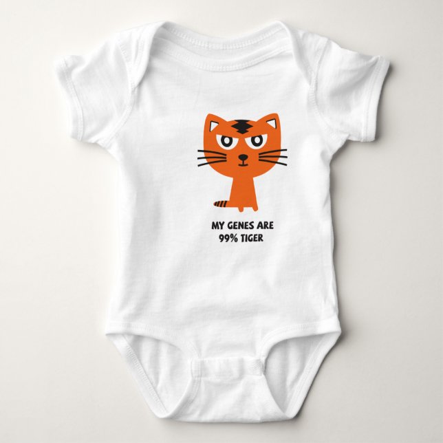 Tiger för baby! t shirt (Framsida)