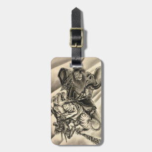 Tiger för samurai för demon för kall bagagebricka