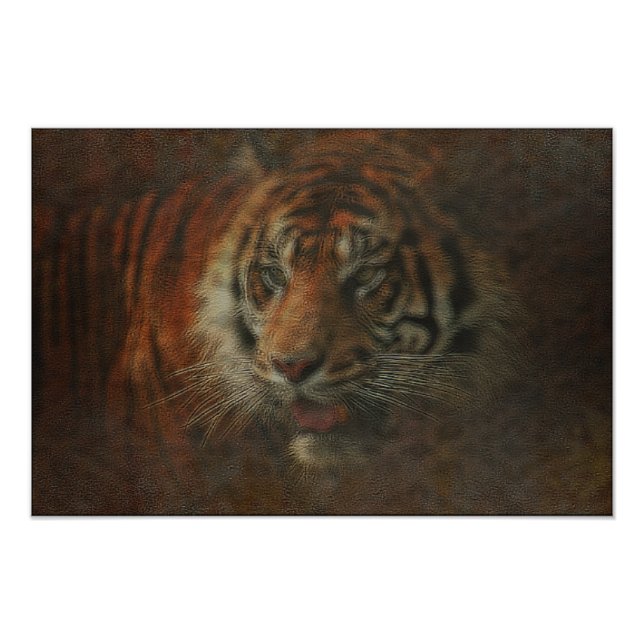 Tiger Fototryck (Framsidan)
