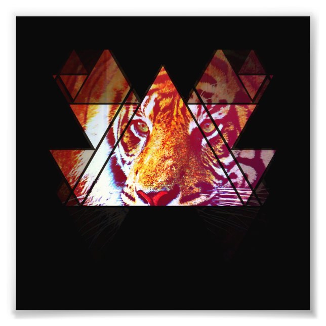 Tiger Fototryck (Framsidan)