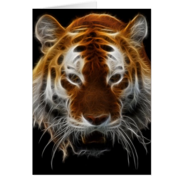 Tiger Fractal OBS Kort (Framsidan)