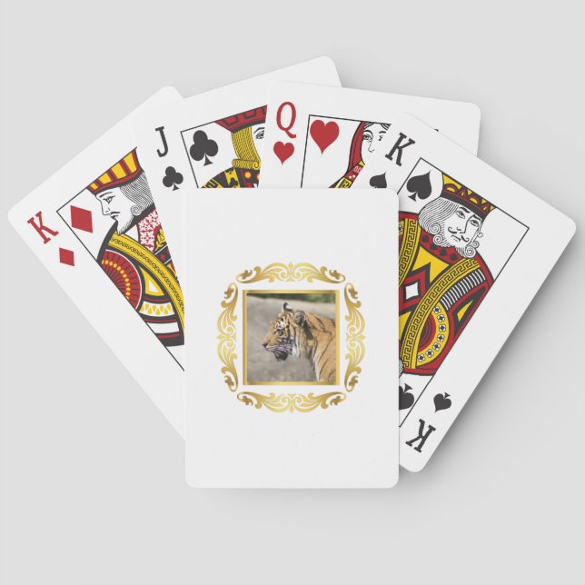 Tiger Framed Casinokort (Baksidan)