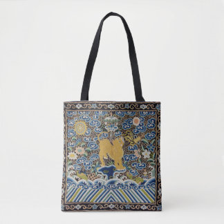 Tiger från Qing Dynasty Tygkasse