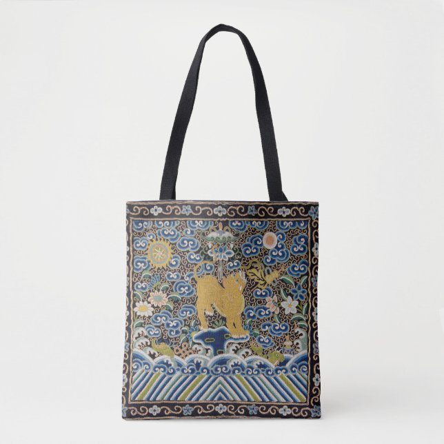 Tiger från Qing Dynasty Tygkasse (Framsida)