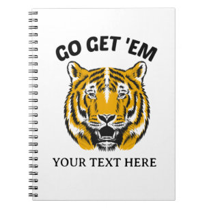 TIGER GÅ OCH HÄMTA 'EM ANTECKNINGSBOK