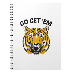 TIGER GÅ OCH HÄMTA 'EM ANTECKNINGSBOK
