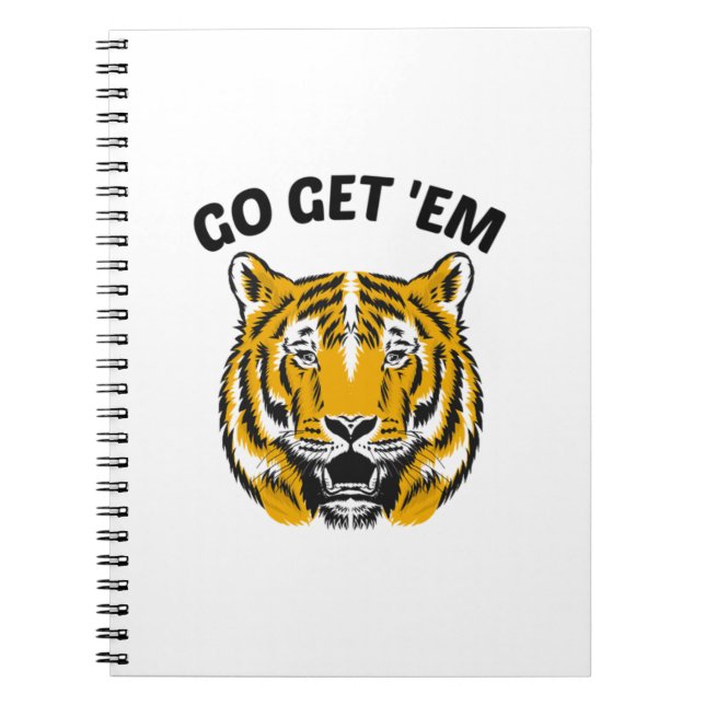 TIGER GÅ OCH HÄMTA 'EM ANTECKNINGSBOK (Framsidan)
