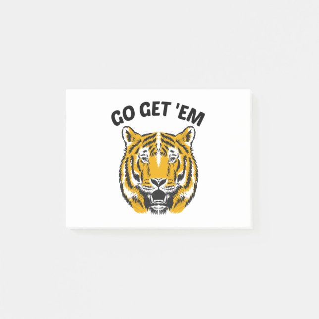 TIGER GÅ OCH HÄMTA 'EM POST-IT BLOCK (Framsida)