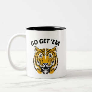 TIGER GÅ OCH HÄMTA 'EM Två-Tonad MUGG