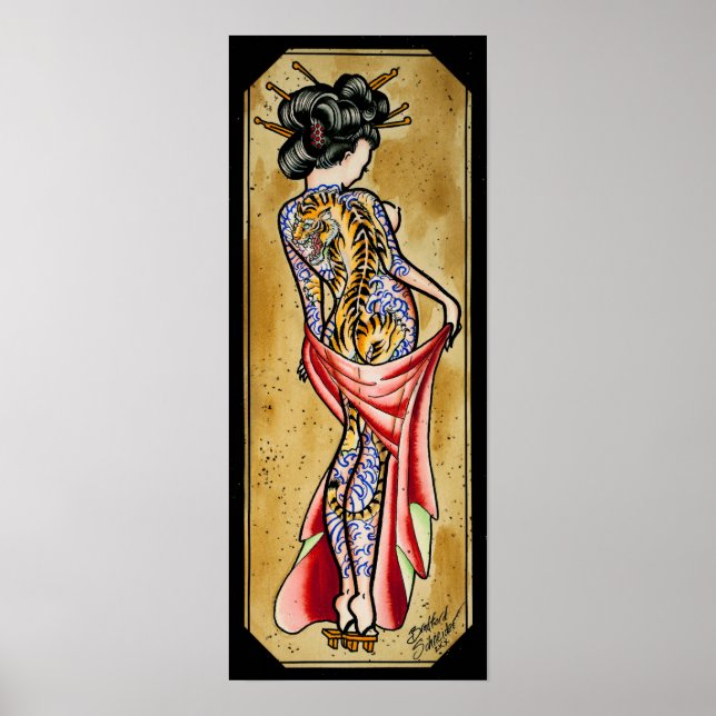 Tiger Geisha Poster (Framsidan)