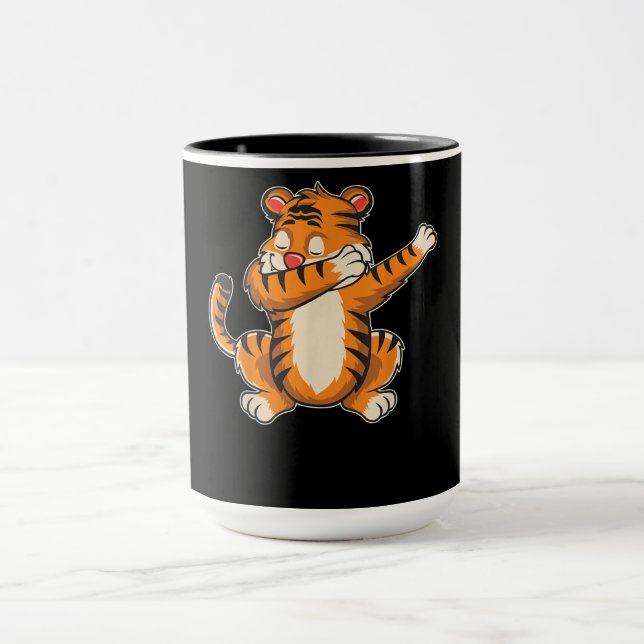 Tiger Gift| Lättare tigerdabbtigger Mugg (Center)
