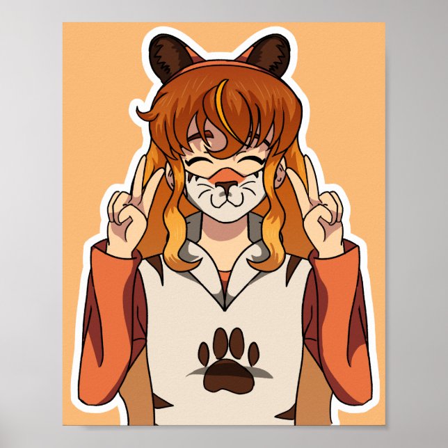 Tiger Girl Poster (Framsidan)