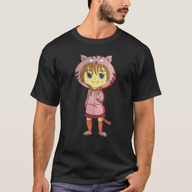Tiger Girl T Shirt (Framsida)