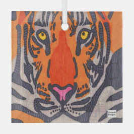 Tiger - Glasornament Julgransdekoration
