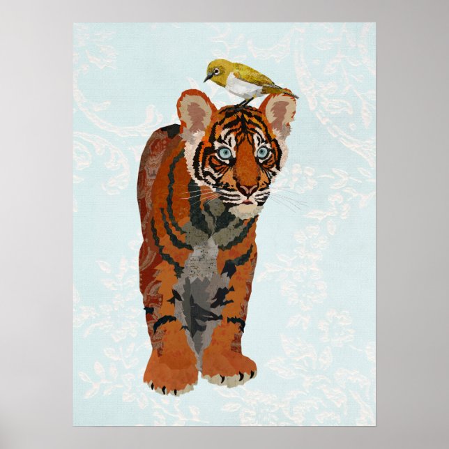 TIGER & GOLDEN BIRD POSTER (Framsidan)