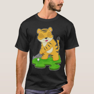 Tiger Golf Golf klubbs T Shirt