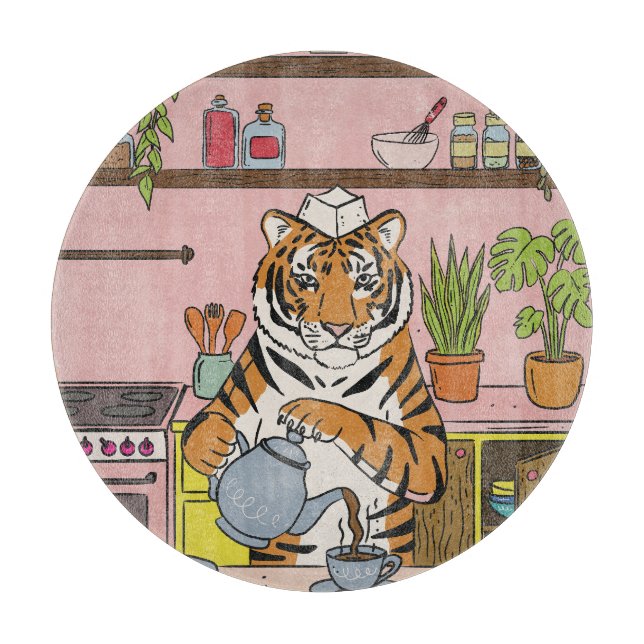 Tiger gör te (Framsidan)