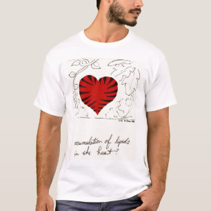 Tiger-Görad randig hjärtaskjorta T-shirt