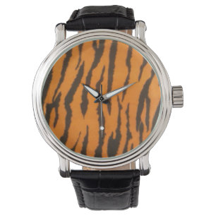Tiger görat randig mönster armbandsur