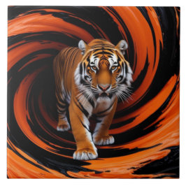 Tiger Gyre Decorative Tile Kakelplatta