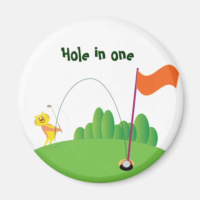 Tiger: Hål i ett Magnet (Framsidan)