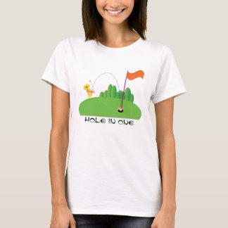 Tiger: Hål i ett T-shirt