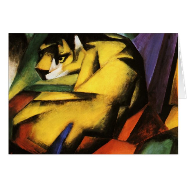 Tiger Hälsningskort (Framsidan Horizontal)