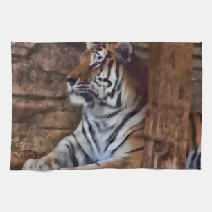 Tiger Handduk Kökshandduk