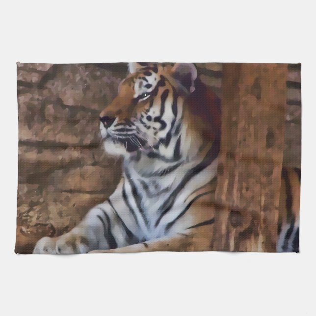 Tiger Handduk Kökshandduk (Horisontell)