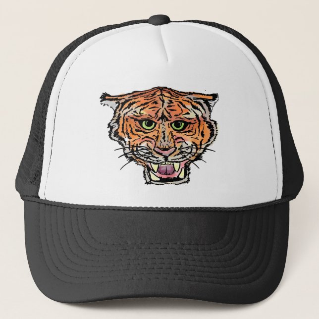 Tiger hat truckerkeps (Framsida)