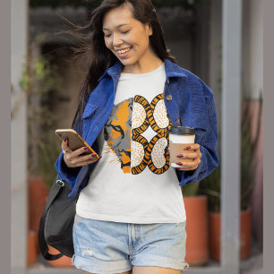 Tiger Head Cute Vild Animal Beval T Shirt