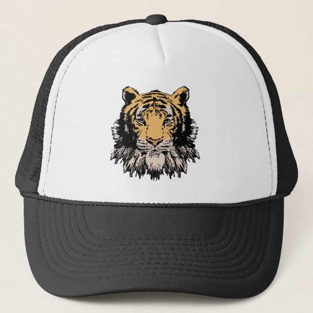 Tiger Head Hat Keps (Framsida)