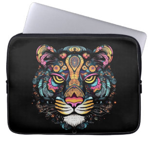 Tiger Head Laptop Fodral