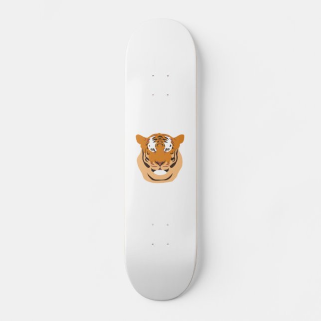 Tiger Head Mini Skateboard Bräda 18,5 Cm (Framsida)