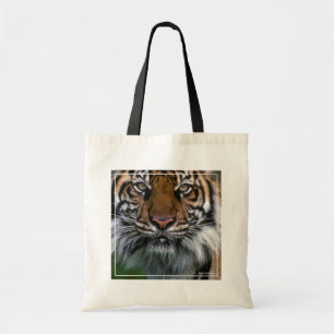 Tiger Head och Ansikte Tygkasse