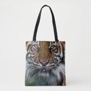 Tiger Head och Ansikte Tygkasse
