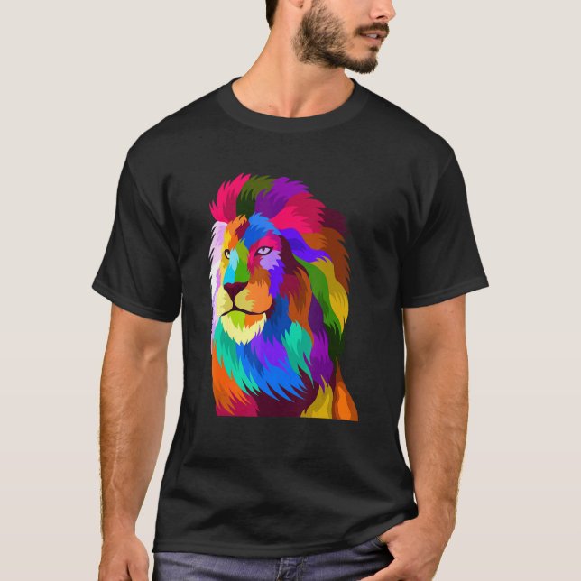 Tiger Head Skin Tass 2 T Shirt (Framsida)