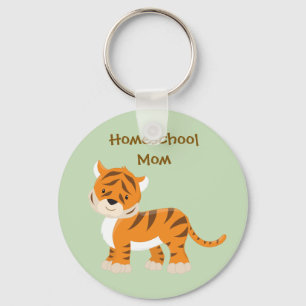 Tiger Homeschool Mamma Nyckelring