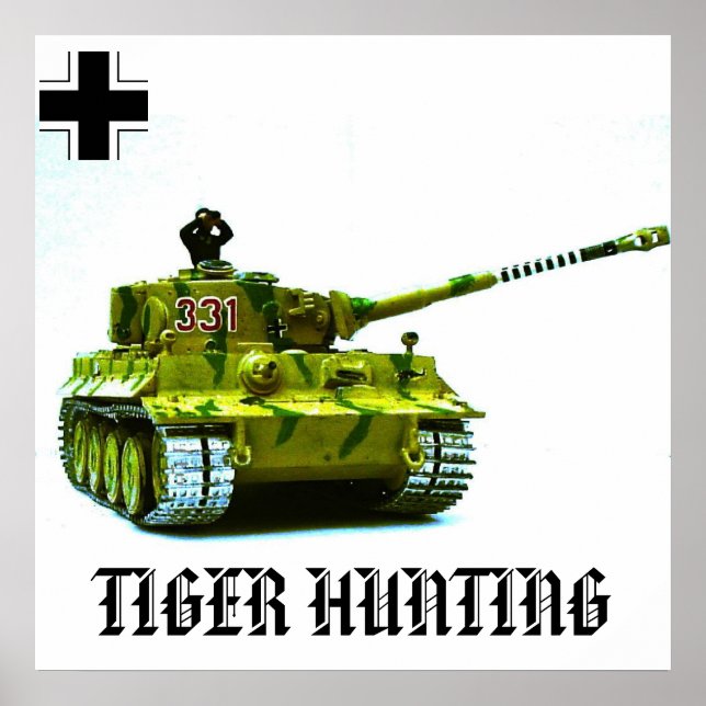 TIGER HUNTING POSTER (Framsidan)
