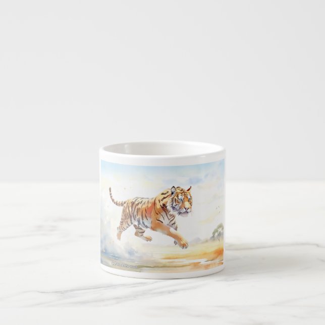 Tiger i åtgärd 3 espressomugg (Framsidan)
