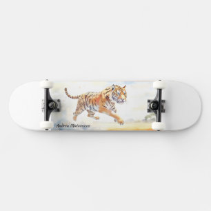 Tiger i åtgärd 3 mini skateboard bräda 18,5 cm