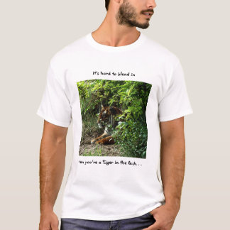 Tiger i Bush T-shirt