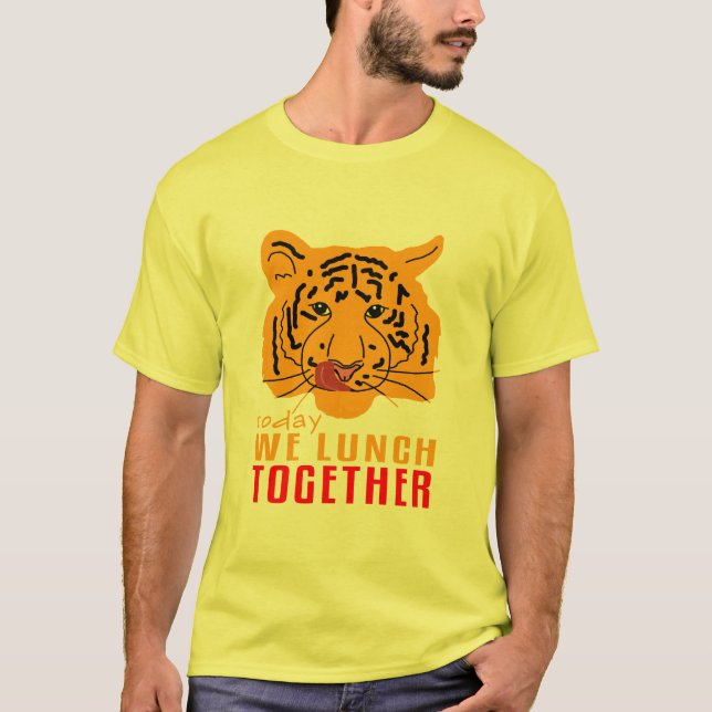 Tiger - i dag lanserar vi tillsammans t-shirt (Framsida)