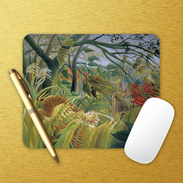 Tiger i en Tropical Storm Henri Rousseau Musmatta (Skapare uppladdad)