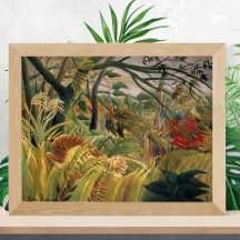 Tiger i en Tropical Storm, Henri Rousseau