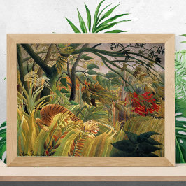Tiger i en Tropical Storm, Henri Rousseau Poster