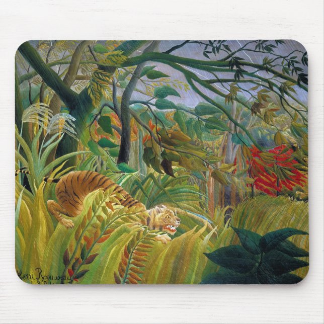 Tiger i en Tropical Storm, Rousseau Musmatta (Framsidan)